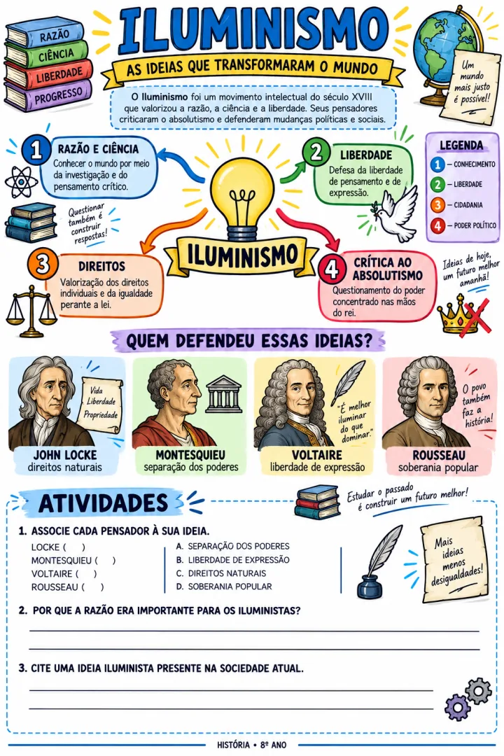 Atividade de História - Iluminismo - PDF — imagem 4