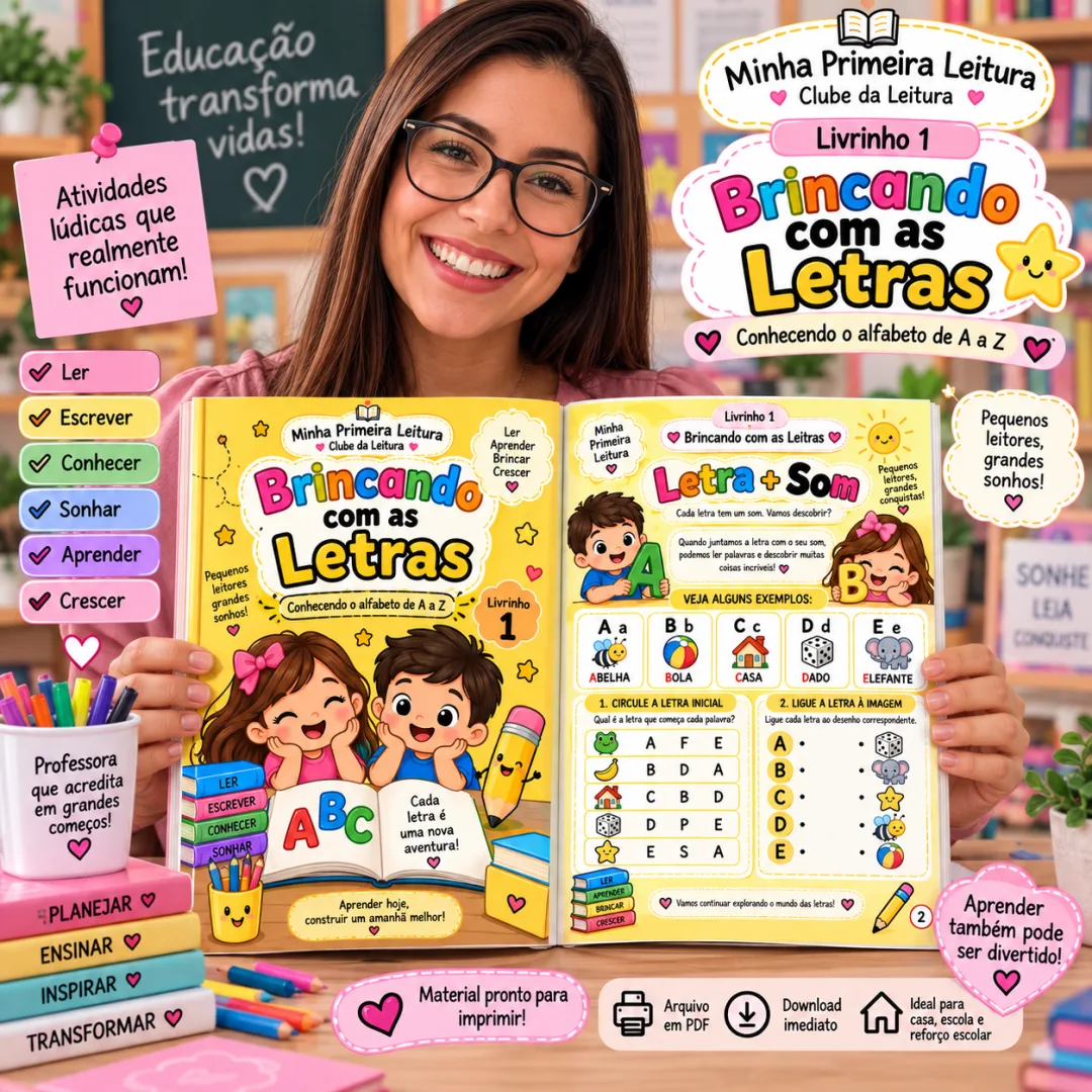 Atividade de Leitura e Formação de Palavras + Bônus em PDF — imagem 4
