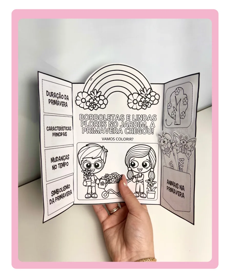 ATIVIDADE DE PRIMAVERA - LAPBOOK — imagem 2