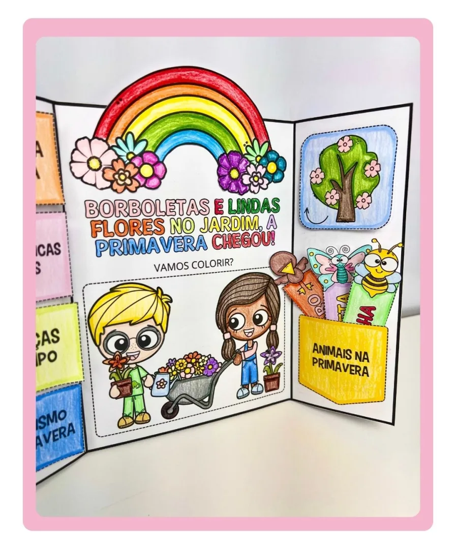 ATIVIDADE DE PRIMAVERA - LAPBOOK — imagem 4