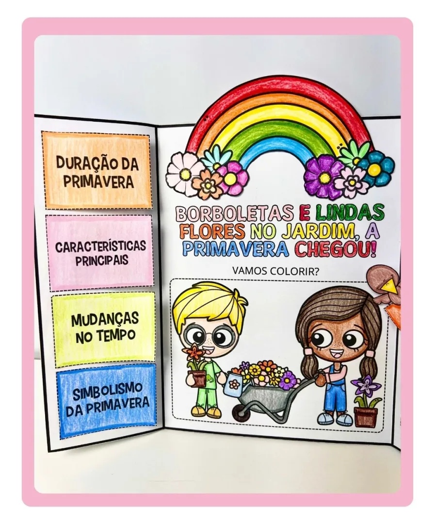 ATIVIDADE DE PRIMAVERA - LAPBOOK — imagem 5