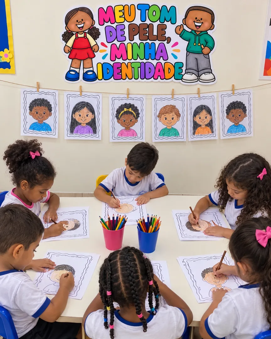 Atividade Dia da Consciência Negra - Educação Infantil - PDF 9 Páginas — imagem 3