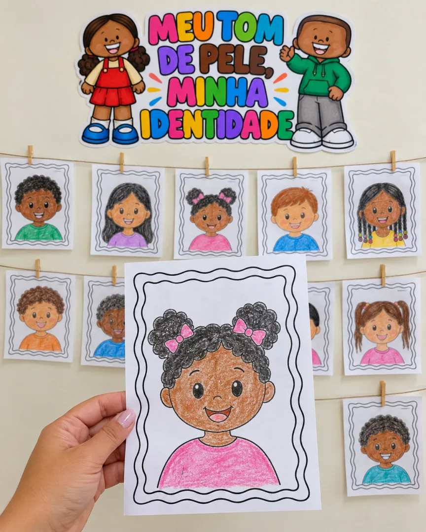 Atividade Dia da Consciência Negra - Educação Infantil - PDF 9 Páginas — imagem 2