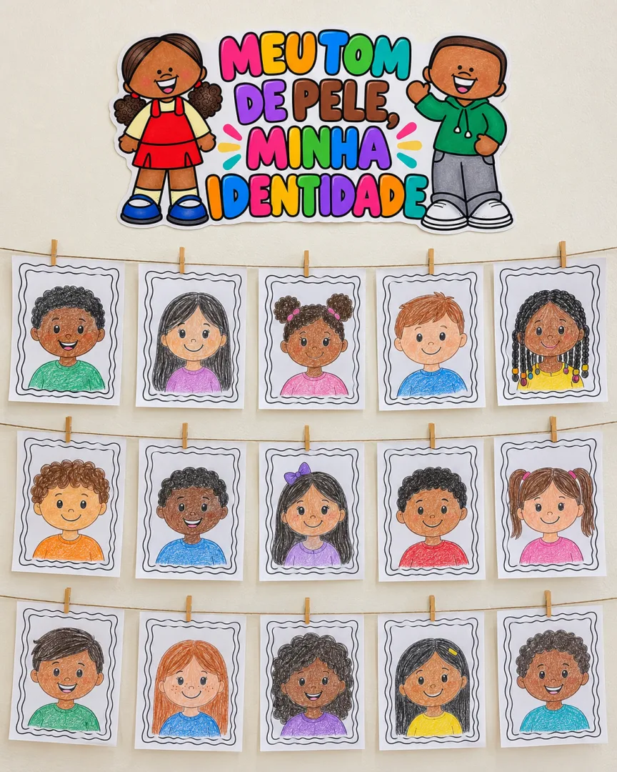 Atividade Dia da Consciência Negra - Educação Infantil - PDF 9 Páginas — imagem 4