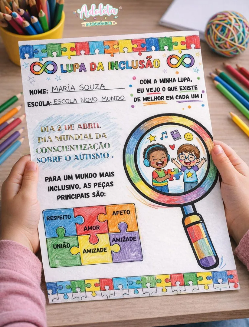 Atividade Dia da Conscientização do Autismo — imagem 4