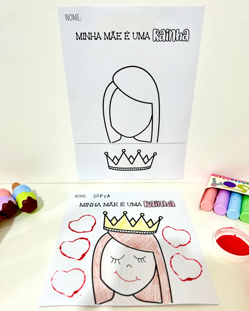 ATIVIDADE DIA DAS MÃES - MINHA RAINHA — imagem 2