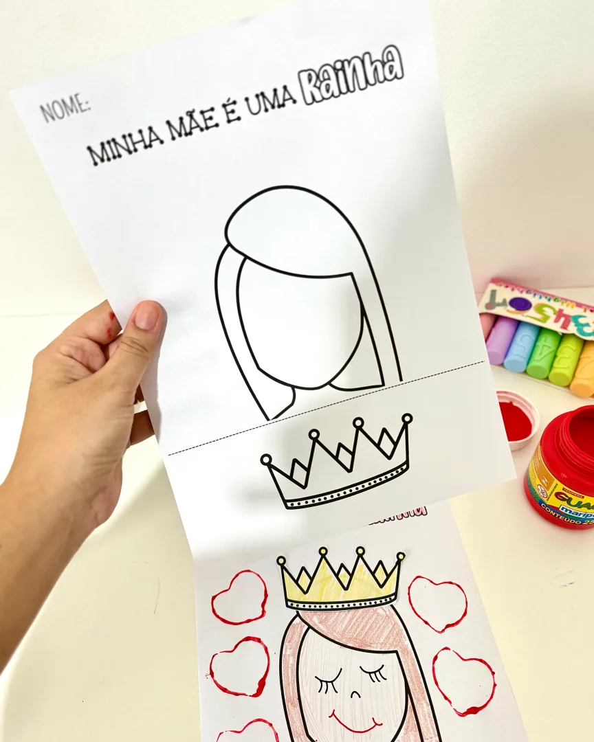 ATIVIDADE DIA DAS MÃES - MINHA RAINHA — imagem 3