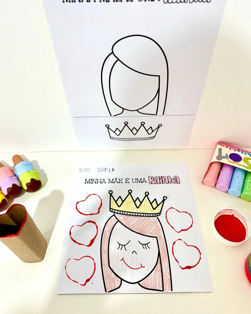 ATIVIDADE DIA DAS MÃES - MINHA RAINHA — imagem 4