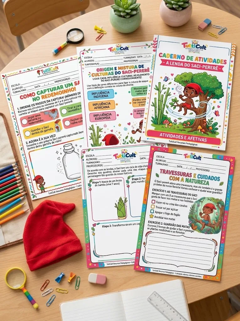 Atividade Dia do Saci - Ensino Fundamental - PDF — imagem 2