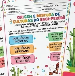 Atividade Dia do Saci - Ensino Fundamental - PDF — imagem 4