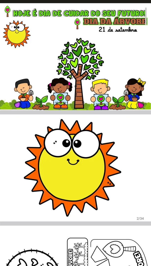 Atividade do Dia da Árvore - Educação Infantil - PDF — imagem 2