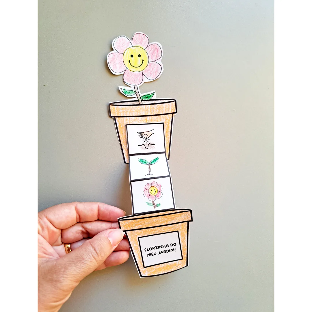 Atividade Dobradura Vasinho de Flores – Primavera — imagem 3