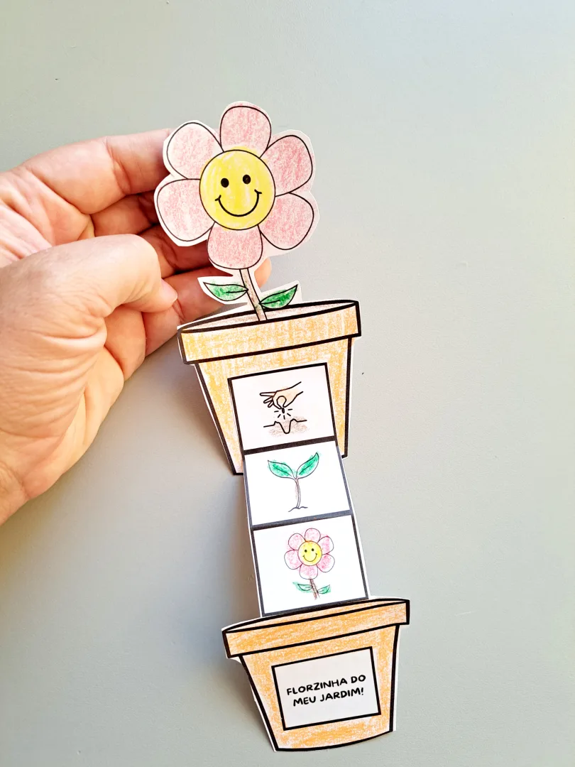 Atividade Dobradura Vasinho de Flores – Primavera — imagem 4