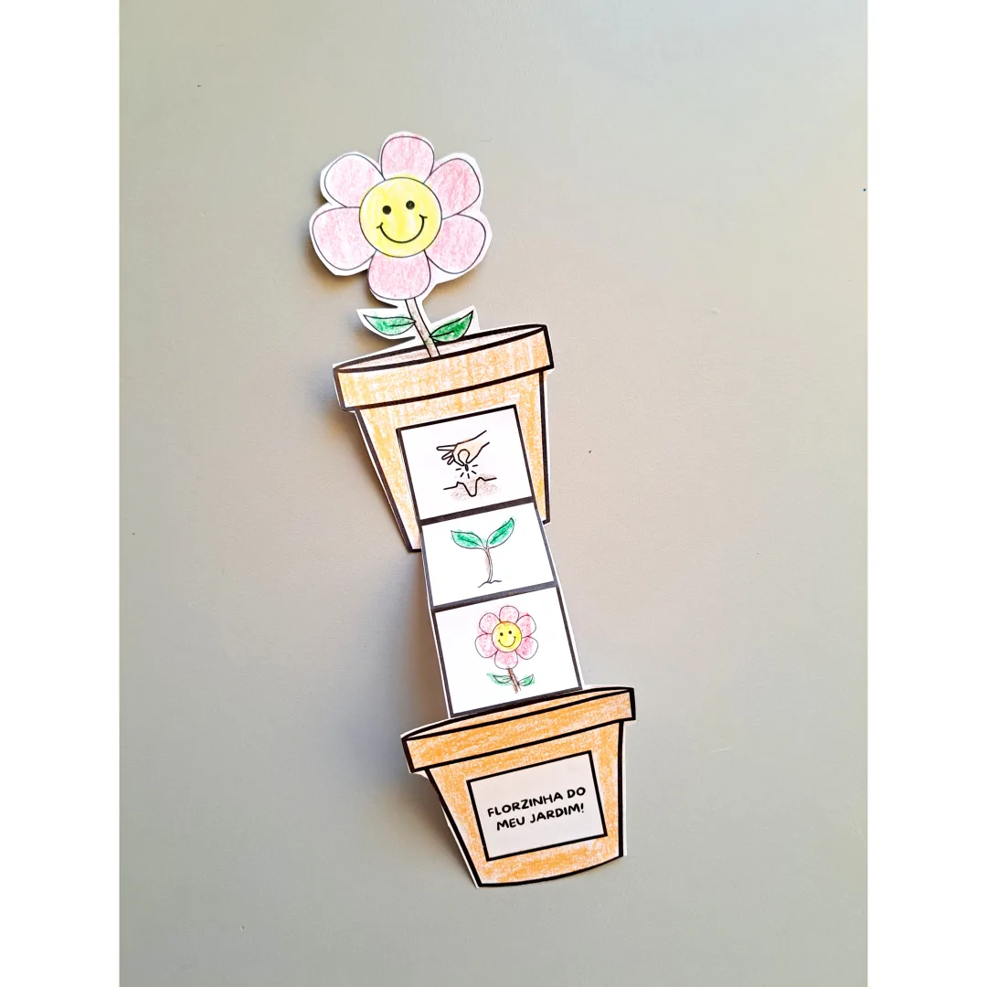 Atividade Dobradura Vasinho de Flores – Primavera — imagem 5