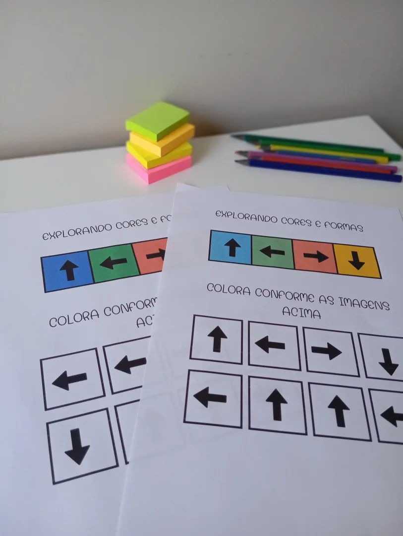 Atividade Explorando Cores e Formas em PDF Educação Infantil — imagem 6