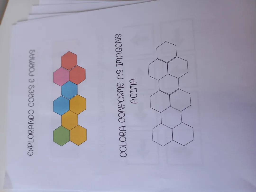 Atividade Explorando Cores e Formas em PDF Educação Infantil — imagem 4