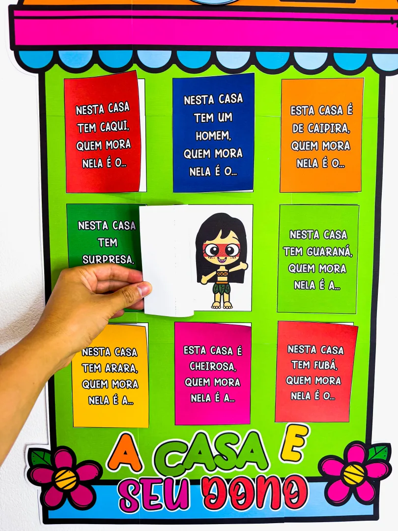 Atividade Folclórica A casa e o seu dono Folclore — imagem 2