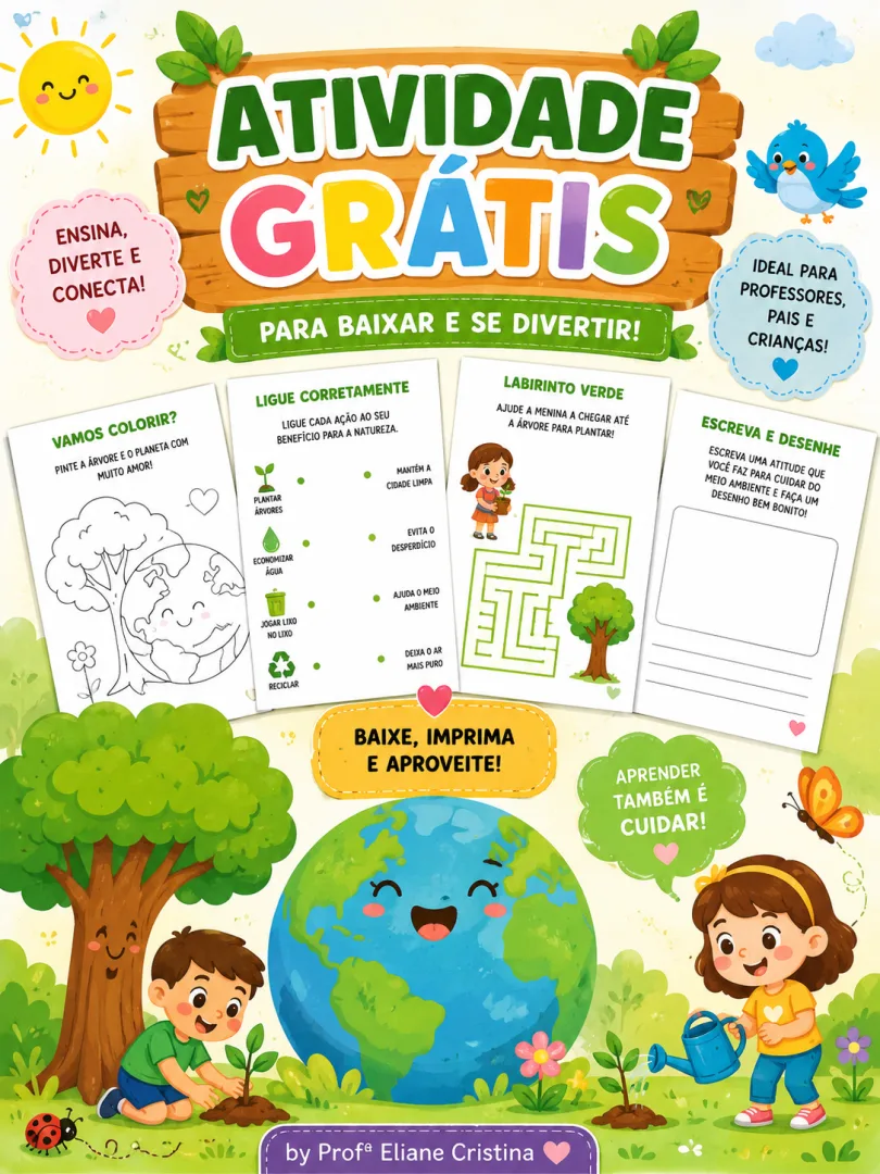 Atividade Gratuita - Consciência Fonológica - Educação Infantil - PDF — imagem 2
