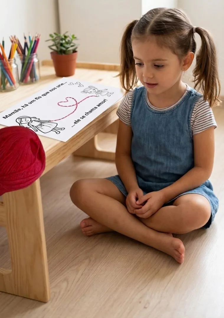 Atividade interativa barbante dia das mães PDF Ed infantil  — imagem 2