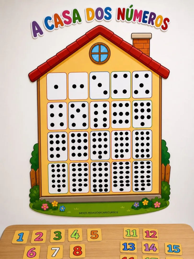 Atividade Interativa: Casa dos Números - Educação Infantil - PDF (9 folhas A4) — imagem 2