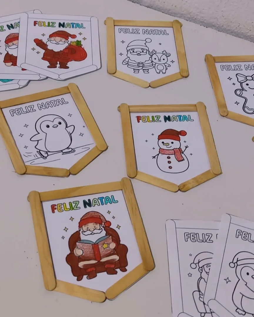 Atividade Interativa de Natal - Educação Infantil - Artes - PDF — imagem 2