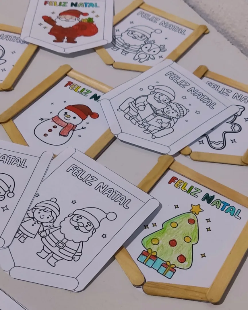 Atividade Interativa de Natal - Educação Infantil - Artes - PDF — imagem 3