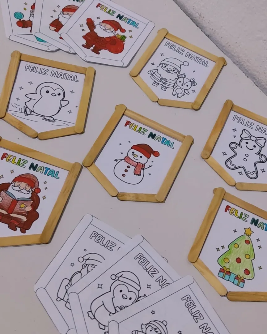 Atividade Interativa de Natal - Educação Infantil - Artes - PDF — imagem 5