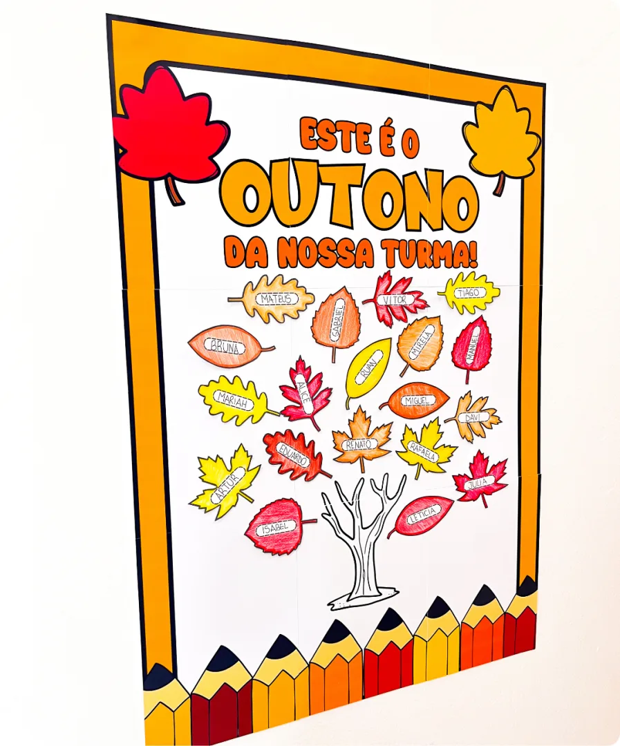 ATIVIDADE INTERATIVA DE OUTONO - Cartaz Outono da Nossa Turma — imagem 5