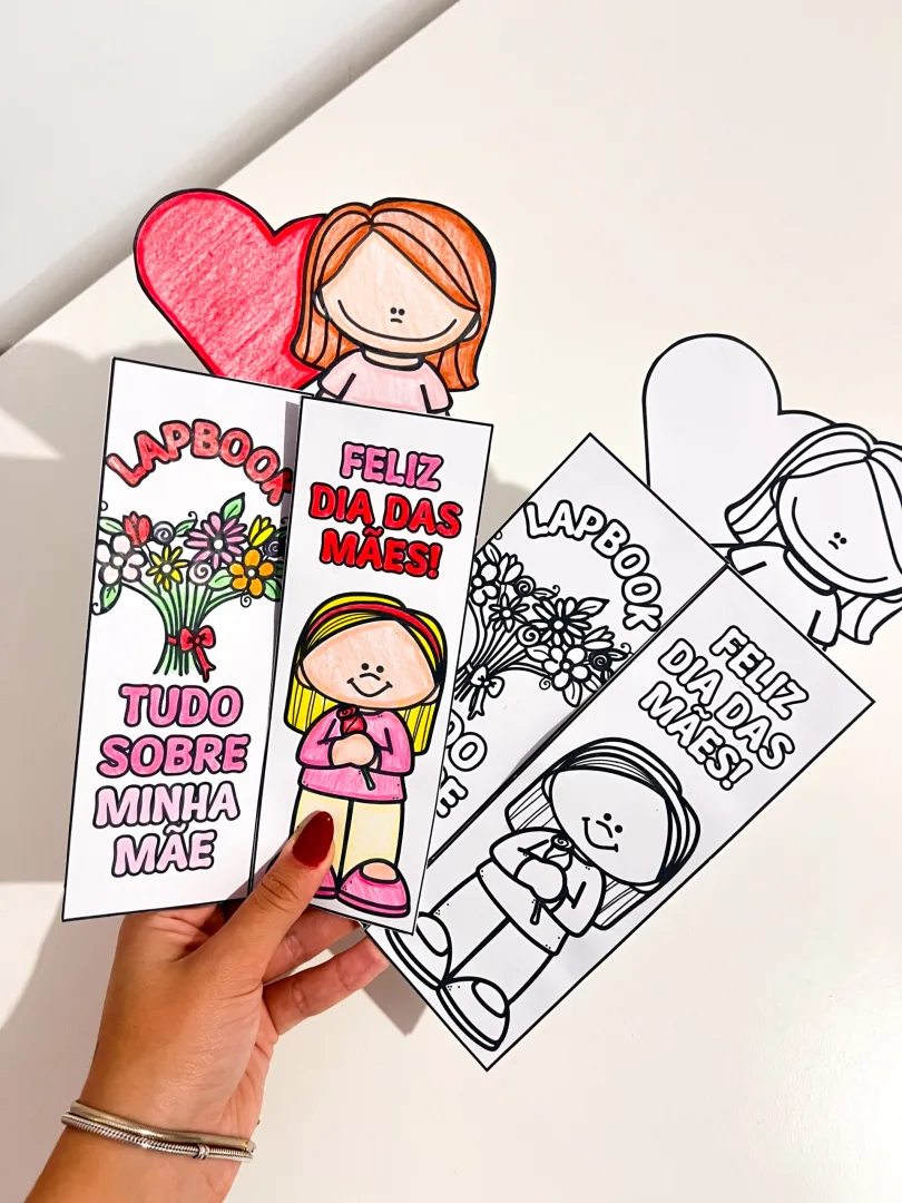 ATIVIDADE INTERATIVA DIA DAS MÃES - LAPBOOK — imagem 2