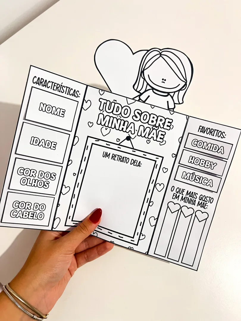 ATIVIDADE INTERATIVA DIA DAS MÃES - LAPBOOK — imagem 3