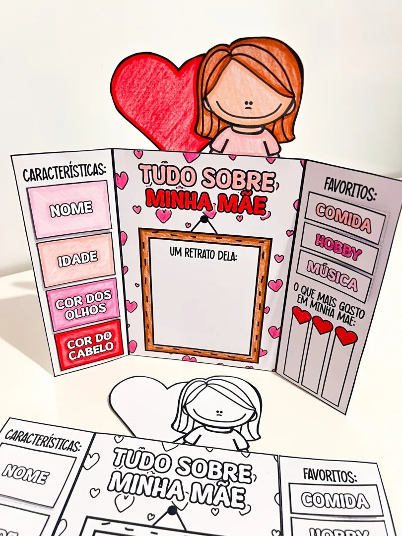 ATIVIDADE INTERATIVA DIA DAS MÃES - LAPBOOK — imagem 4