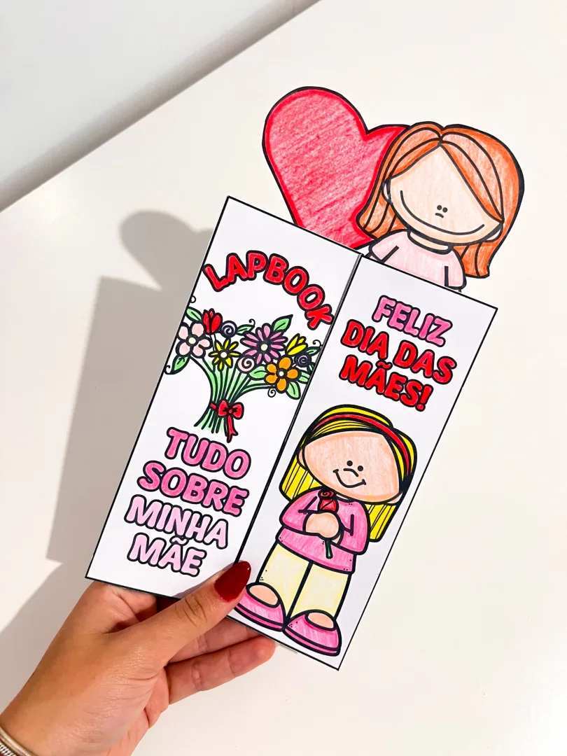 ATIVIDADE INTERATIVA DIA DAS MÃES - LAPBOOK — imagem 5