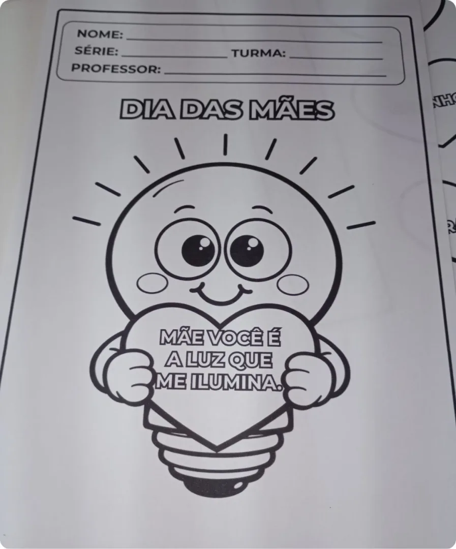 ATIVIDADE INTERATIVA DIA DAS MÃES PARA COLORIR - PDF — imagem 4