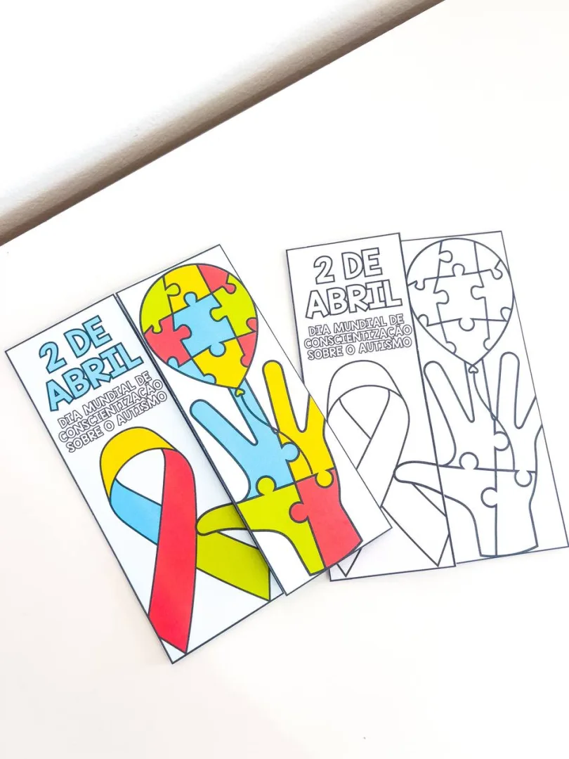 ATIVIDADE INTERATIVA DIA DO AUTISMO - Lapbook — imagem 5