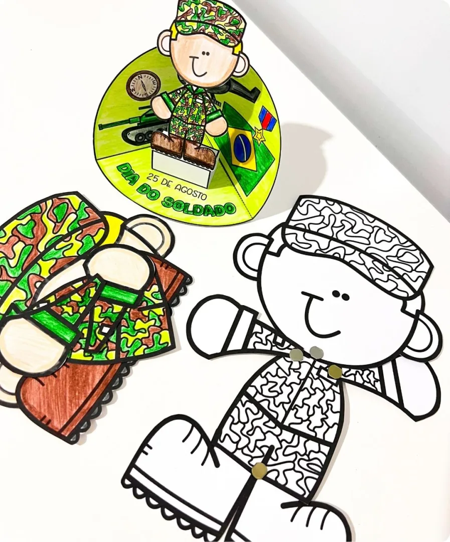 Atividade Interativa Dia do Soldado em PDF (Pronta para Imprimir) — imagem 3