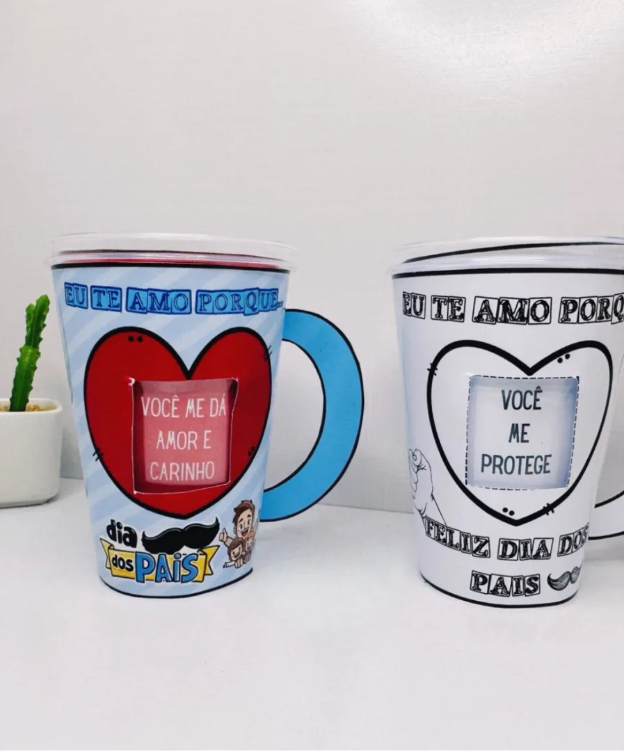 ATIVIDADE INTERATIVA DIA DOS PAIS - CANECA — imagem 4
