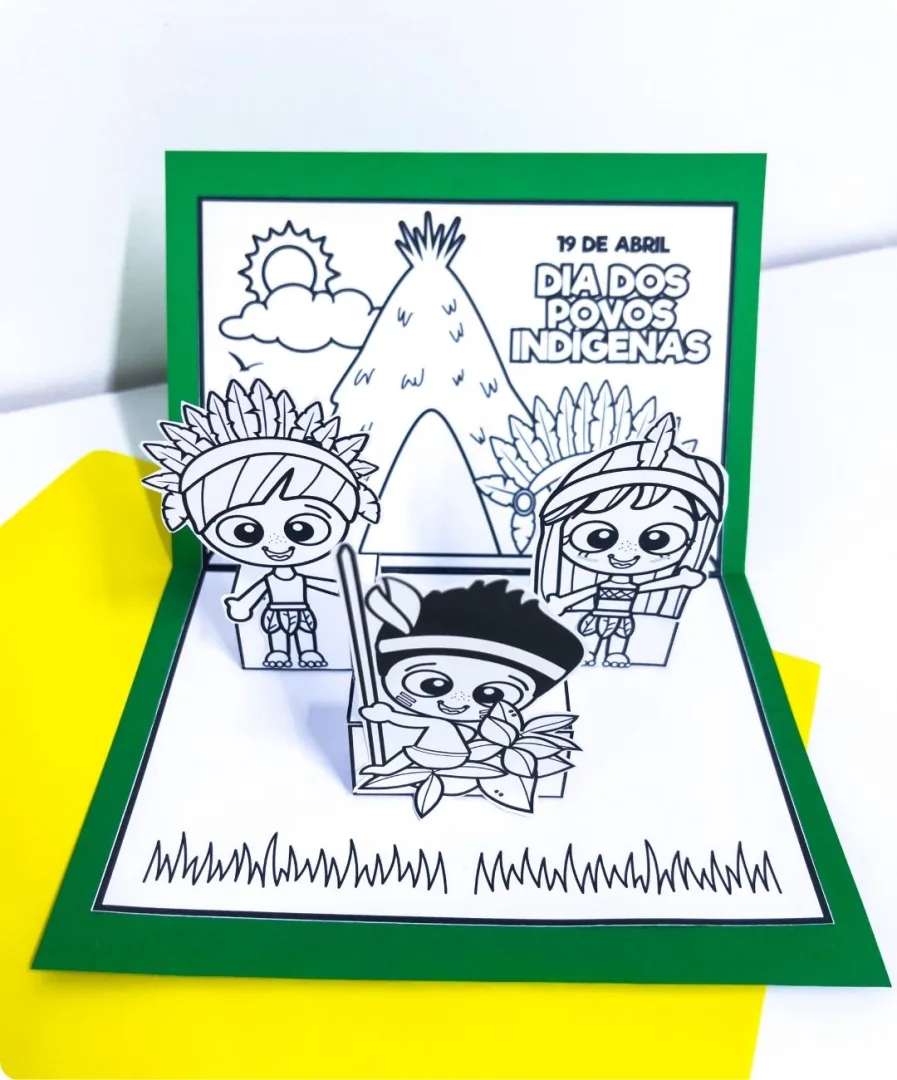 ATIVIDADE INTERATIVA DIA DOS POVOS INDÍGENAS - CENÁRIO 3D — imagem 3
