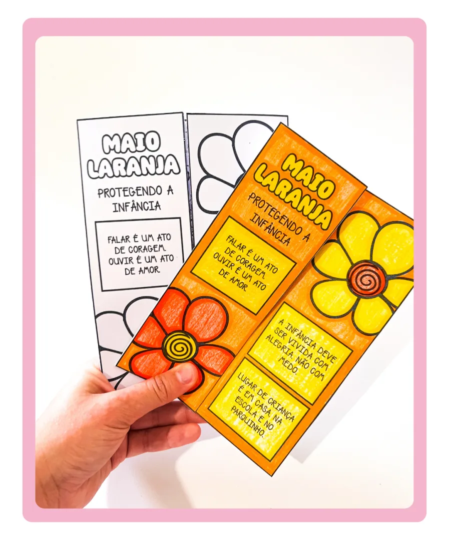 ATIVIDADE INTERATIVA MAIO LARANJA - LAPBOOK — imagem 2
