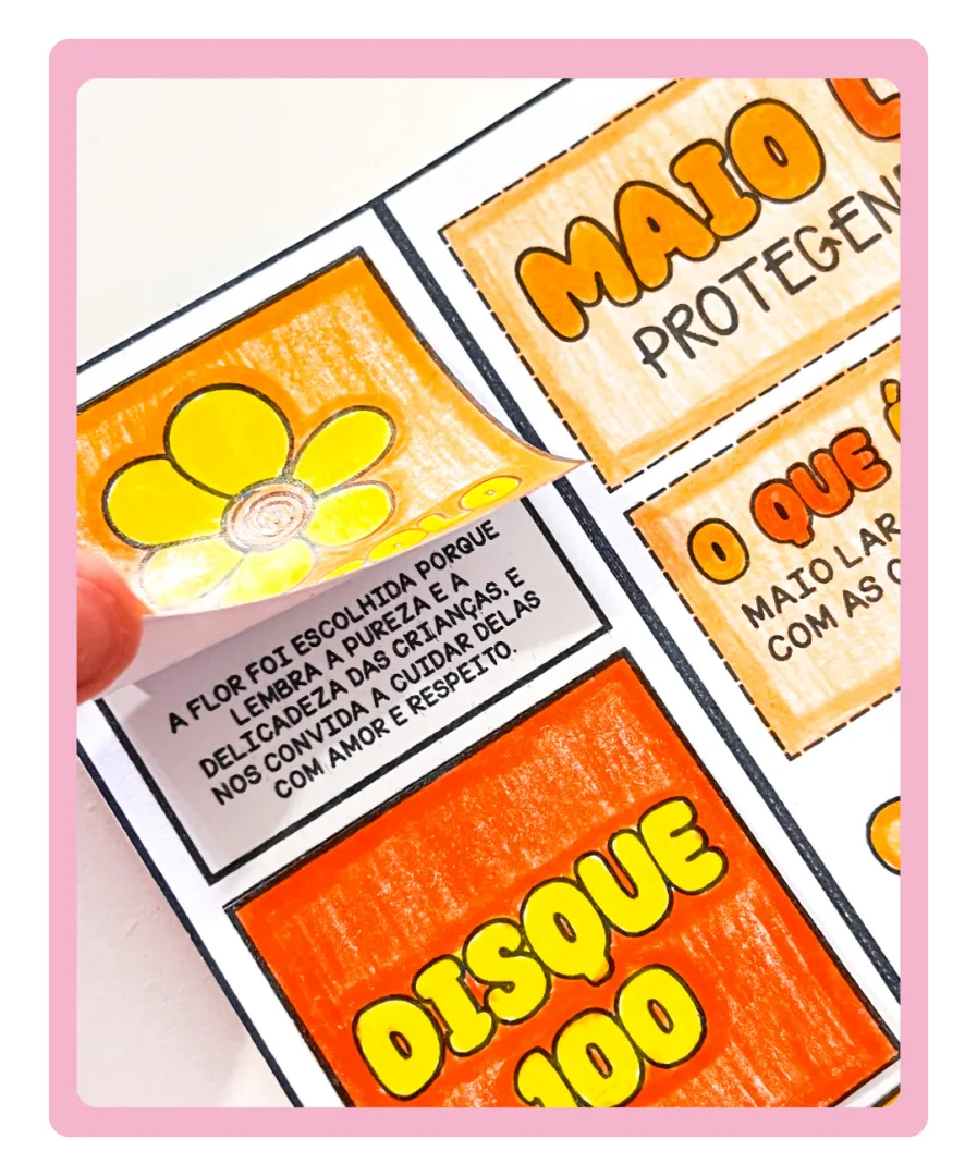 ATIVIDADE INTERATIVA MAIO LARANJA - LAPBOOK — imagem 6