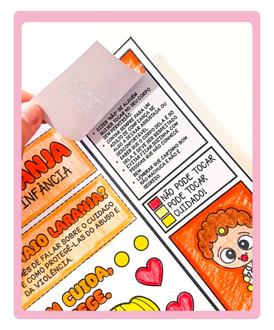ATIVIDADE INTERATIVA MAIO LARANJA - LAPBOOK — imagem 7