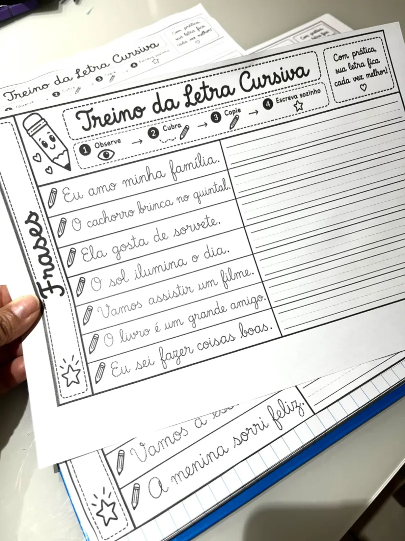 Atividade Letra Cursiva - Arquivo em PDF — imagem 2
