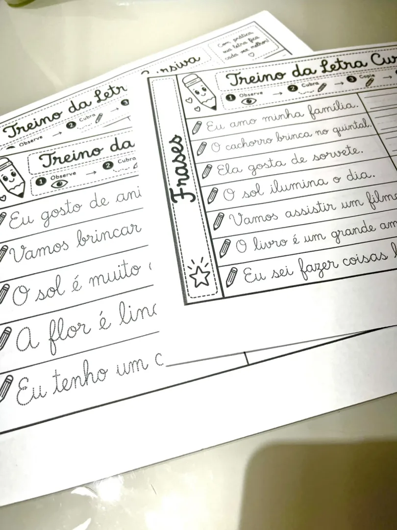 Atividade Letra Cursiva - Arquivo em PDF — imagem 4