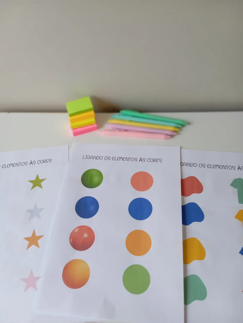 Atividade Ligando os Elementos às Cores Educação Infantil — imagem 6