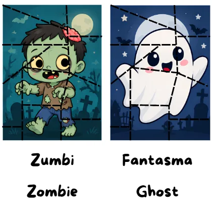 Atividade lúdica - Halloween - Puzzle em PDF — imagem 2