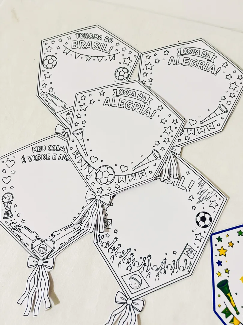 ATIVIDADE MANUAL / ATIVIDADE DE ARTE: PIPAS DA COPA — imagem 3