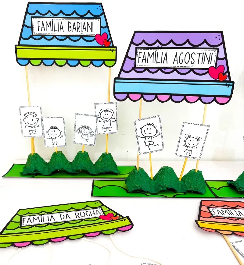 Atividade Minha Família - PDF para Educação Infantil e Anos Iniciais — imagem 2