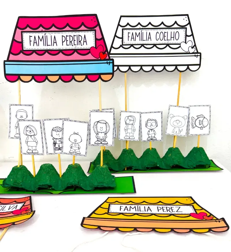 Atividade Minha Família - PDF para Educação Infantil e Anos Iniciais — imagem 3