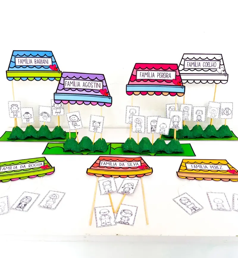 Atividade Minha Família - PDF para Educação Infantil e Anos Iniciais — imagem 4