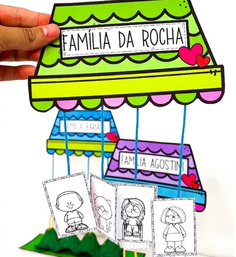 Atividade Minha Família - PDF para Educação Infantil e Anos Iniciais — imagem 6