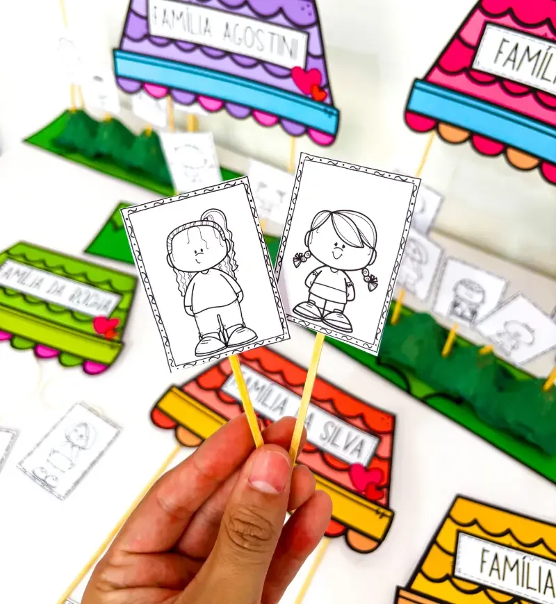 Atividade Minha Família - PDF para Educação Infantil e Anos Iniciais — imagem 7